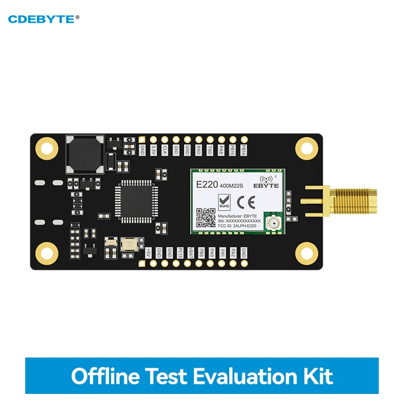Комплект тестовой платы Lora LLCC68 433 МГц CDEBYTE E220-400MBL-SC 22 дБм автономная SPI OLED-кнопка