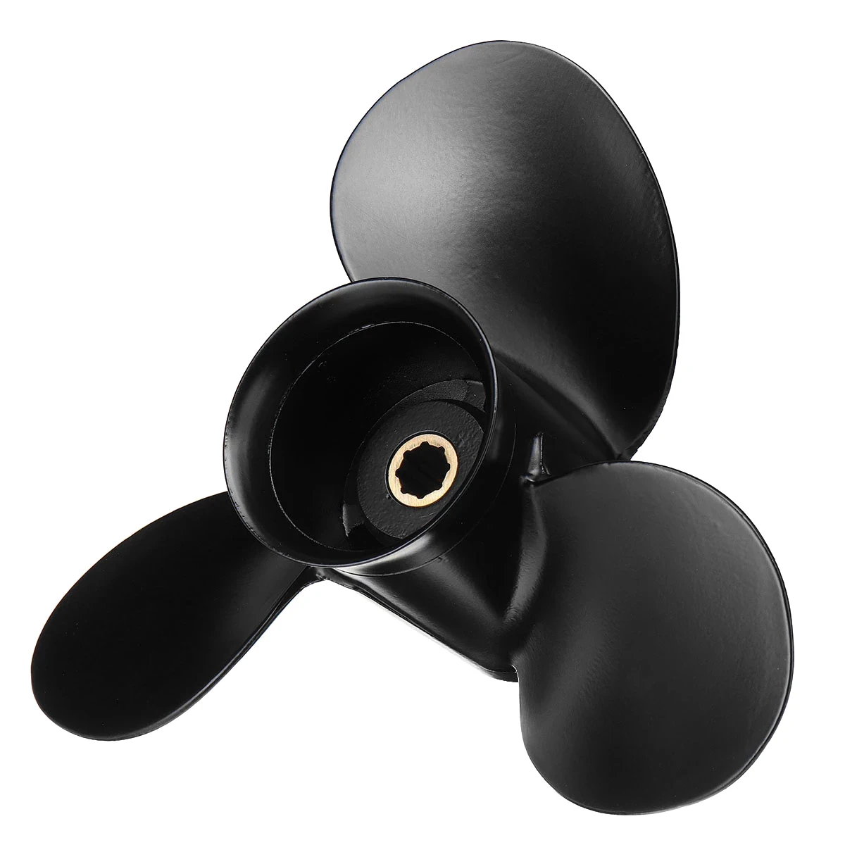 

Aluminum Boat Outboard Propeller 9X10 1/2 8 Spline Tooth 3 Blade Propeller for Mercury 6-15HP 48-828158A12