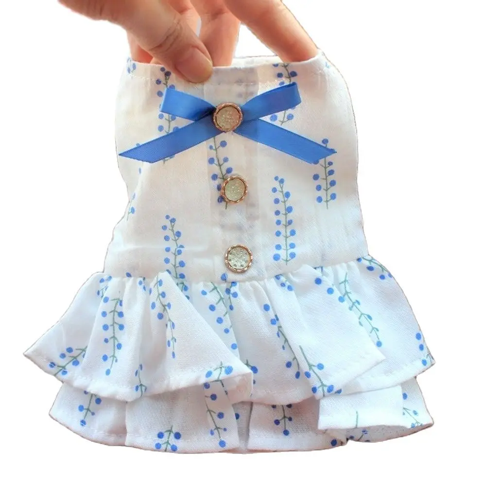 

Summer Female Dog Dress,Pet Clothing, Small and Medium-sized Yorkshire Chihuahua Coat,Thin Breathable Comfortable Princess Dress