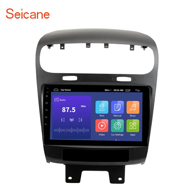 

Автомагнитола Seicane, 9 дюймов, Android 10,0, мультимедийный плеер для 2011-2020 Dodge Journey JC 2012-2014 FIAT FREEMONT, сенсорный экран HD, GPS