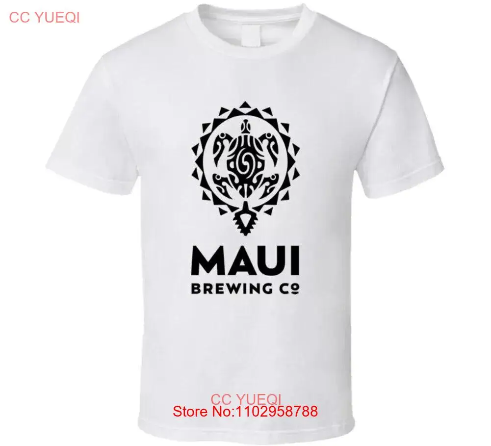 Рубашка с надписью Maui для домашнего производства пива Beer Lover Father'S Day питьевой