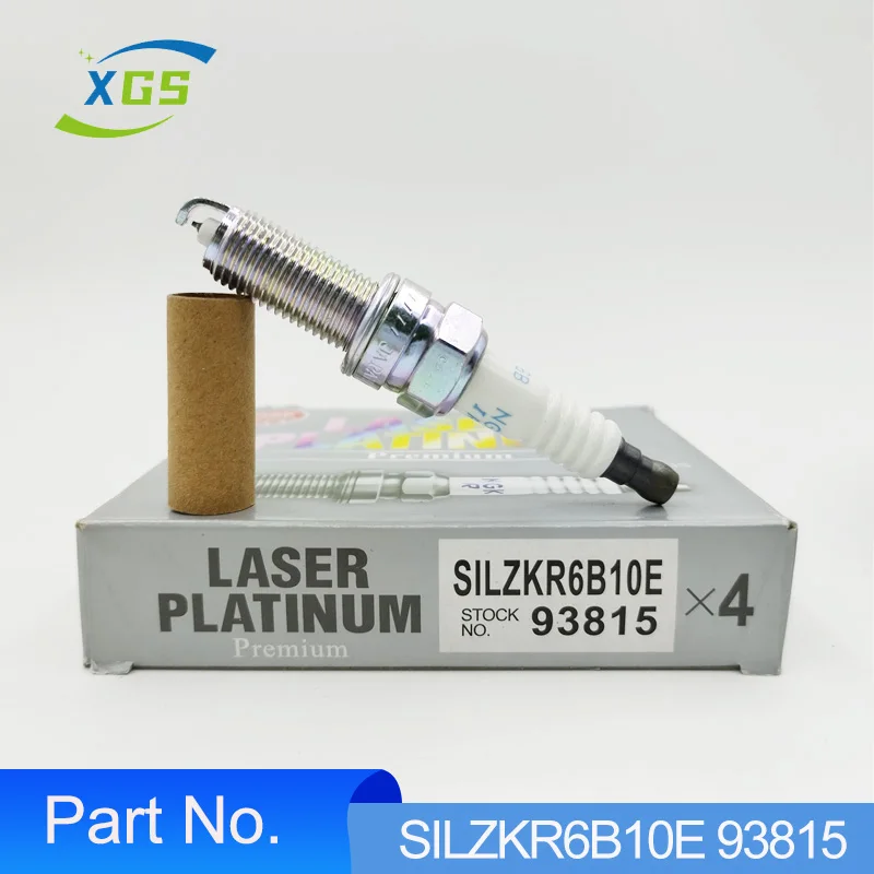 

4pcs/lot New SILZKR6B10E 93815 Iridium Spark Plug 1884610060 For Hyundai I30 Accent Veloster Solaris Kia Rio Sou SILZKR6B10E