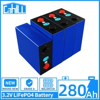 8pcs 3 2v 280ah lifepo4 brand new grade a diy 24v rechargeable battery pack solar energy system power battery eu us tax free