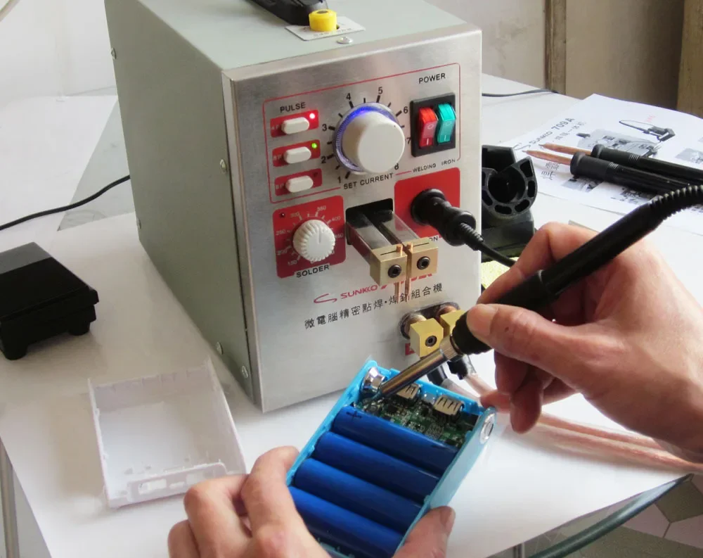 1 шт. 5 кВт S709A мощный аппарат для точечной сварки паяльная станция с аккумулятором