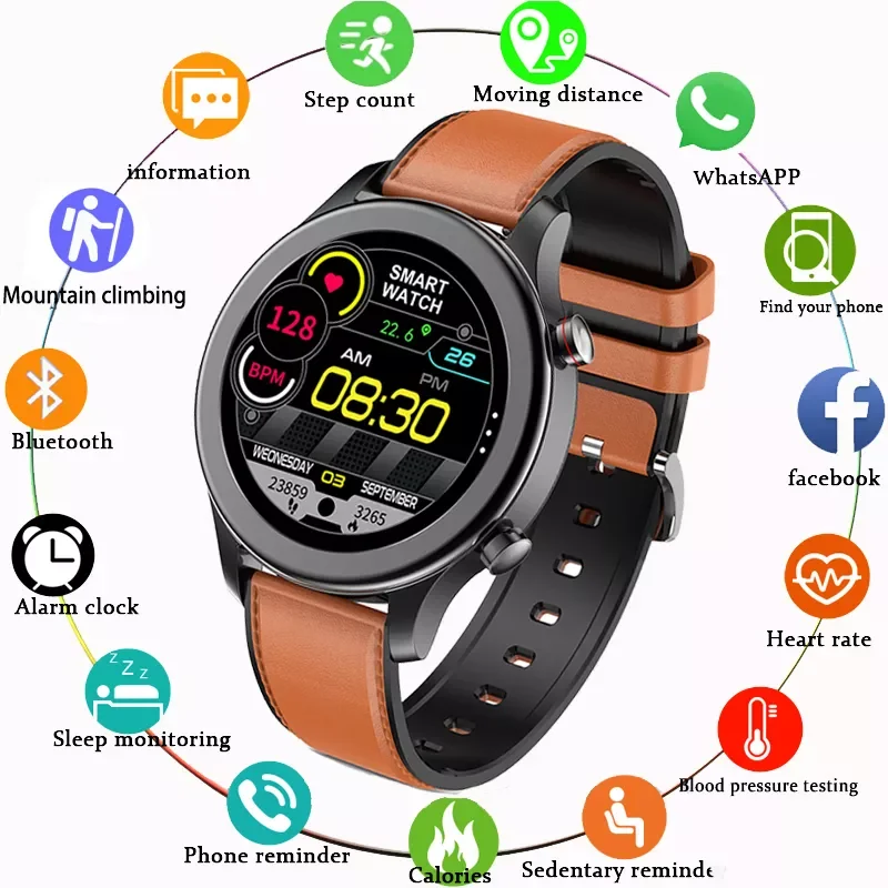 

Смарт-часы мужские и женские водонепроницаемые с поддержкой Bluetooth 2022 и голосовым управлением