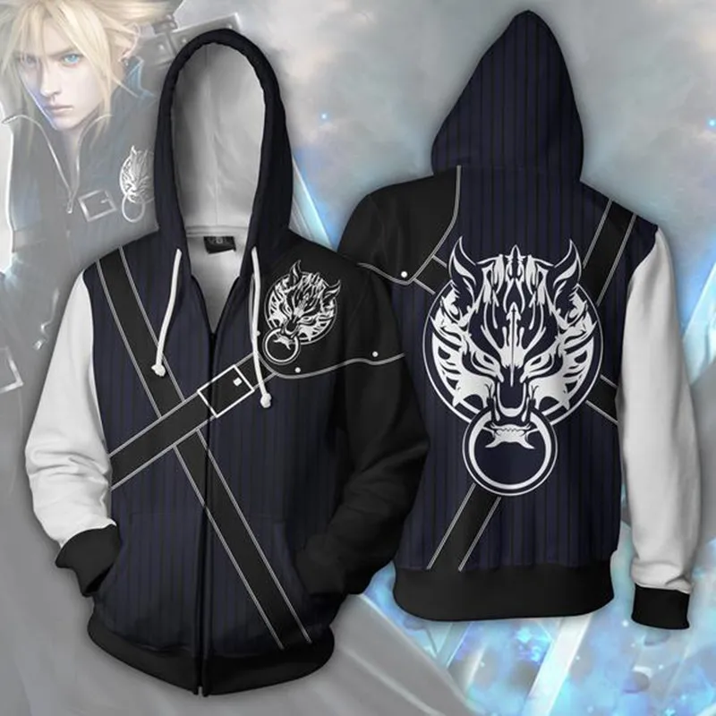 

Свитер с капюшоном для мужчин и женщин Sephiroth Noctis Lucis Caelum Noct