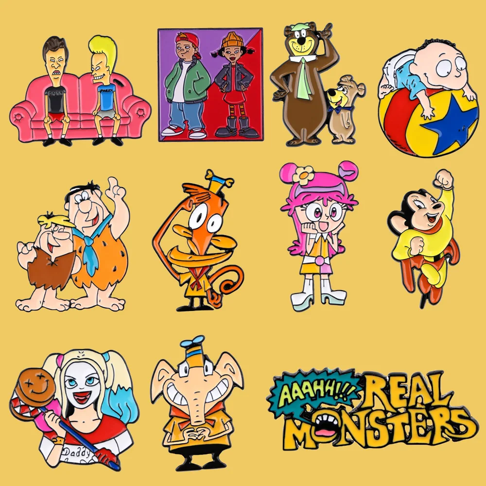 

Funny Mouse Anime Cute Things Cartoon Brooch Pin for Women Brooch Badge Pin Metal Collar Brooches for Men Jewelry