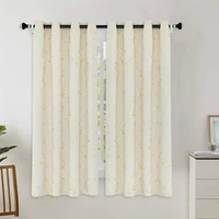 blackout solid color modern curtain for living room beige fabric window curtain for bedng room high shading home window curtain
