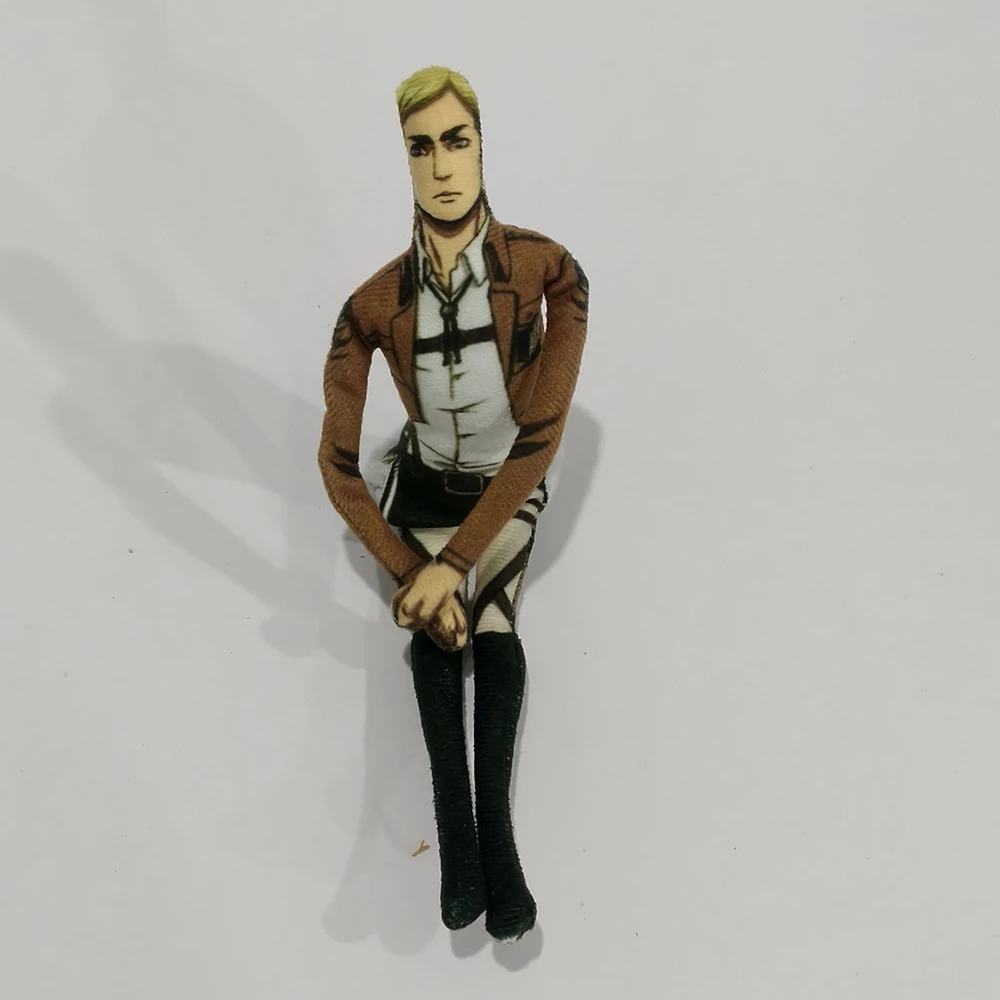 Аниме Атака Титанов Rivaille Ackerman Eren Jaeger брелок для косплея плюшевая хлопковая кукла