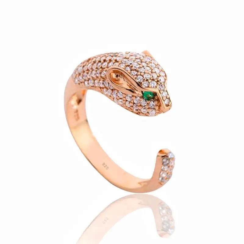 

Lioness Zircon Stone Top Quality 925 Sterling Silver Ring