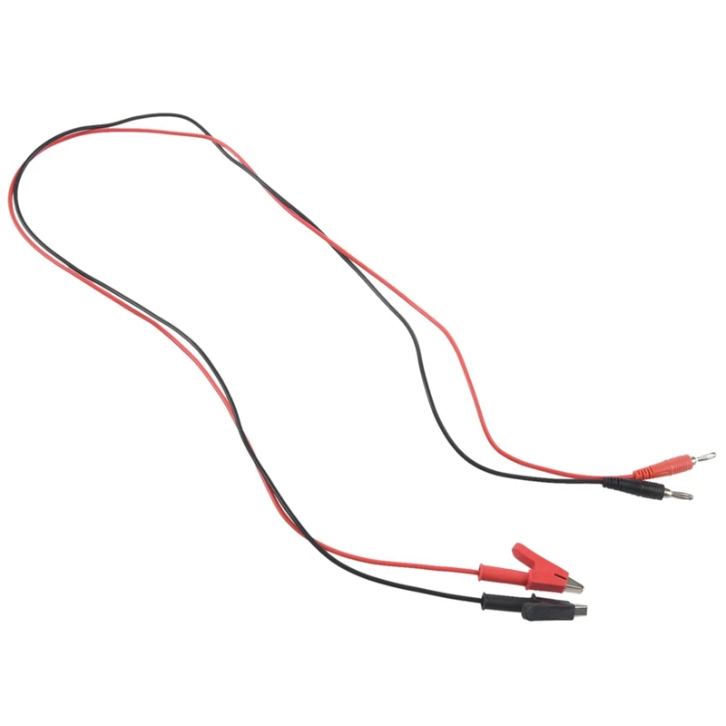 

1M Long Alligator Clip To Banana Plug Test Cable 3 Pair For Multimeter