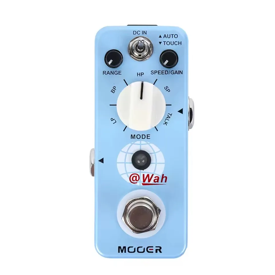 Фото Педаль эффектов для гитары MOOER Wah, цифровая автоматическая педаль, 5 режимов LP BP HP SP TALK True Bypass, цельнометаллический корпус, детали для гитары, аксессуары №4