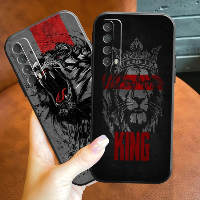 

Creative Lion And Tiger For Huawei P Smart Z 2019 2020 2021 Soft Silicon Back Phone Cover Protective Black Tpu Case Back