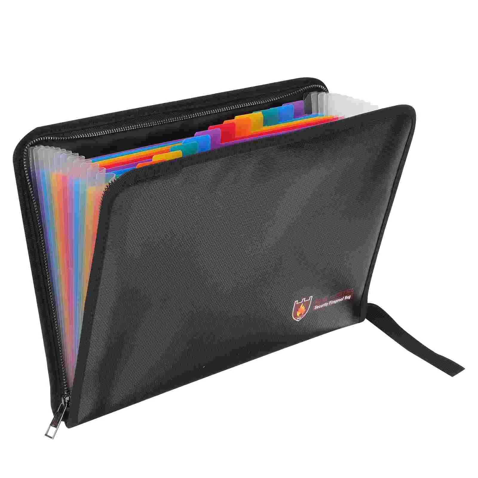 

File Document Organizer Fireproof Waterproof Expanding File Folder with Labels