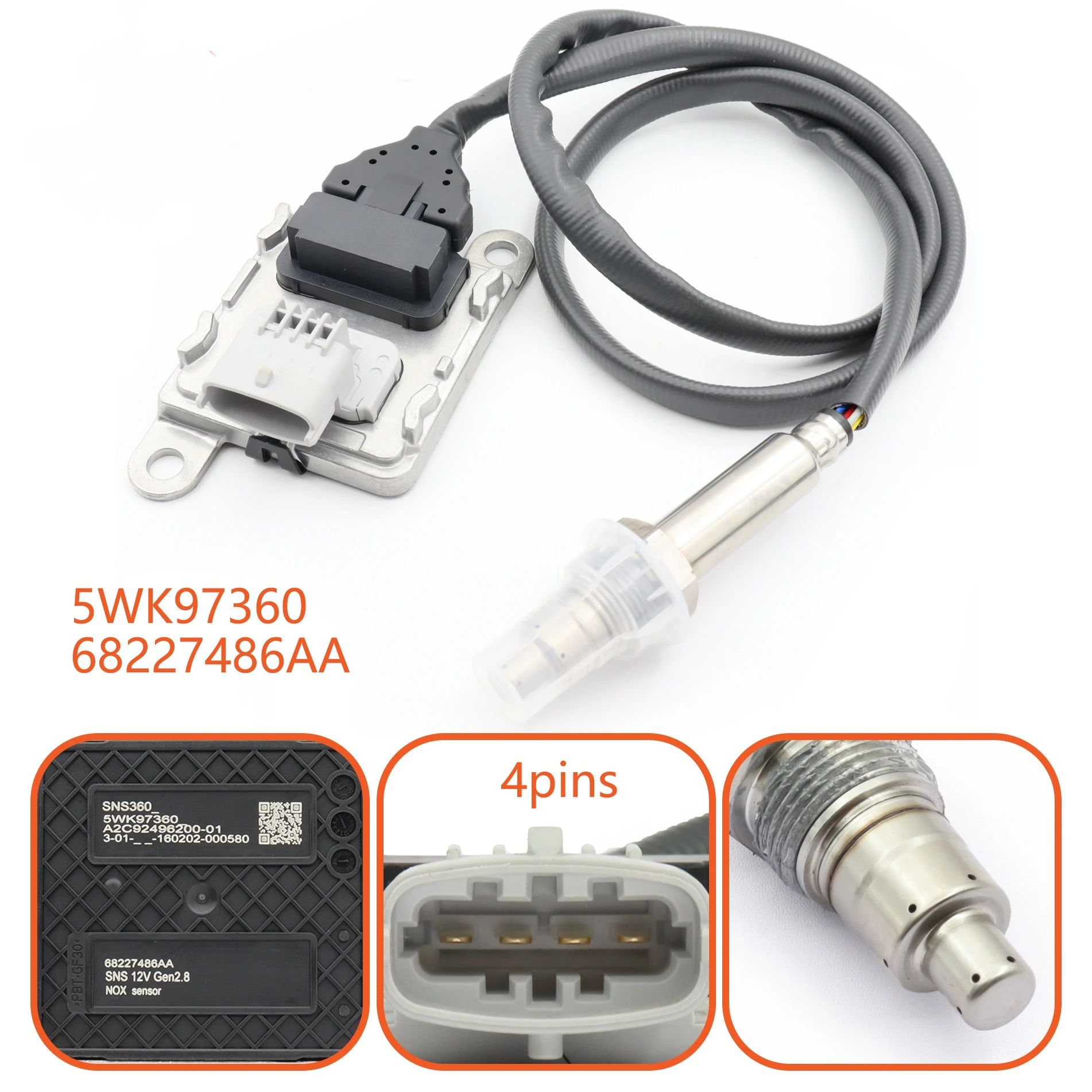 Высококачественный датчик оксида азота OEM 68227468AA 5WK9 7360 для CHRYSLER