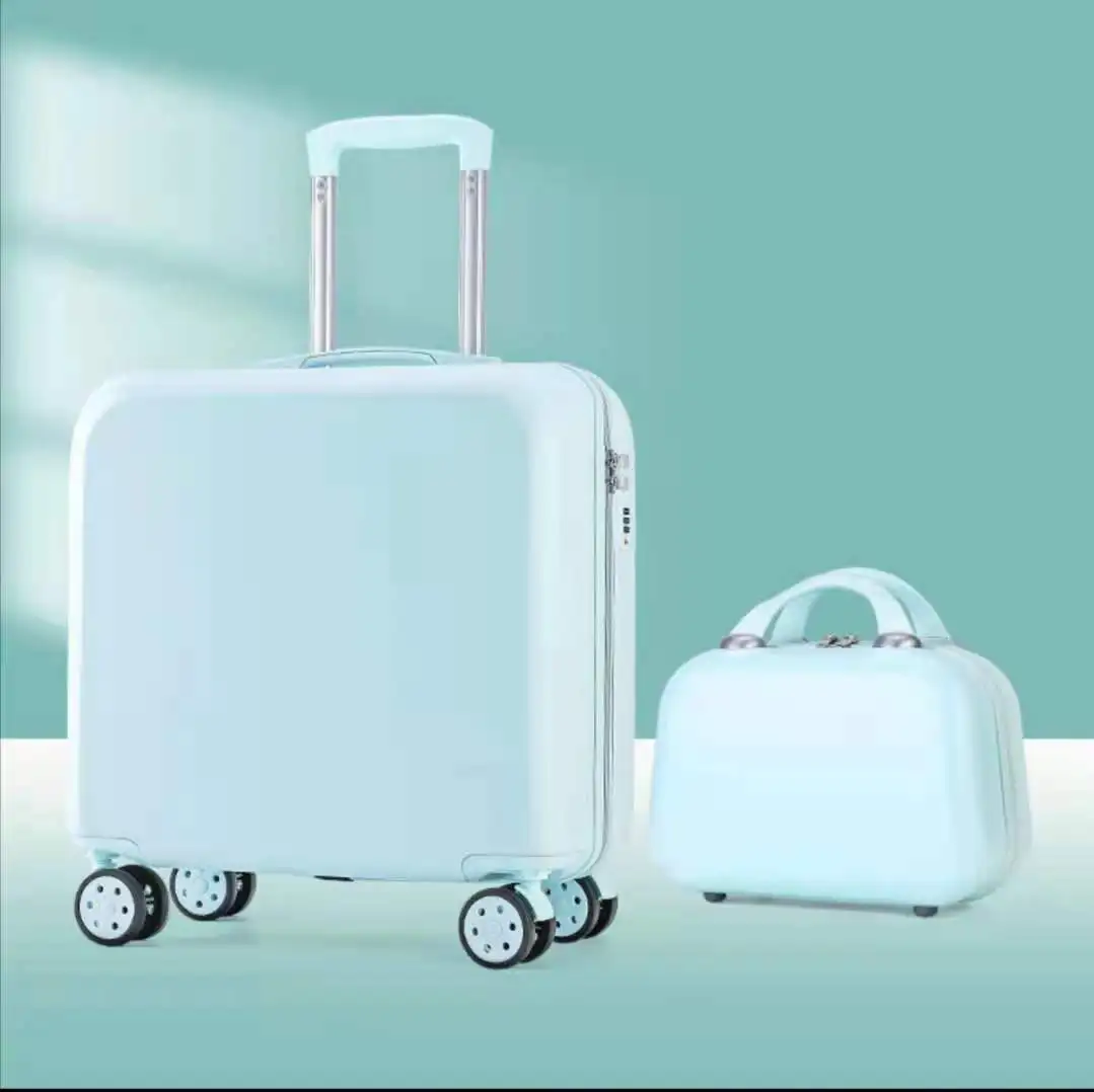 Solid Color Niche Design Mini Boarding Box 16 Inch Male And Female Universal Trolley Case 18 Inch Password Box
