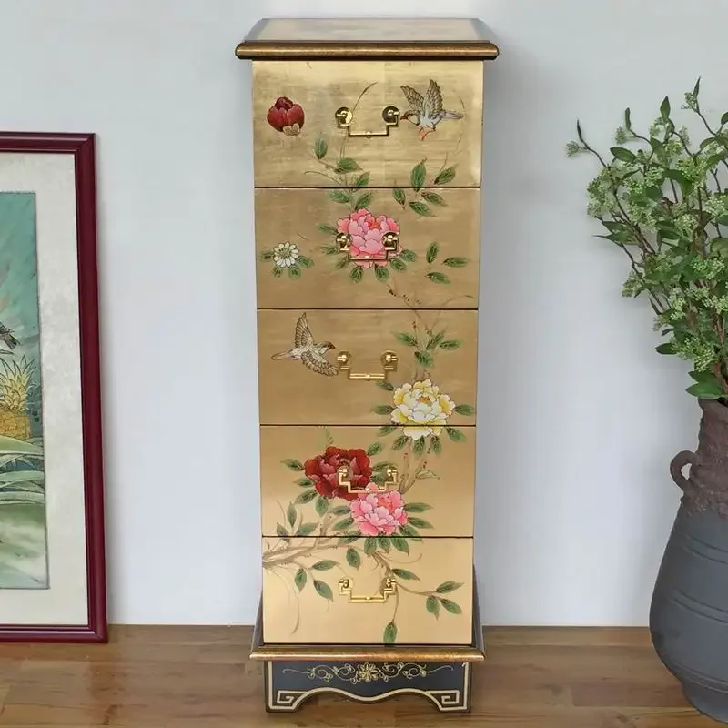Новая модель комод с выдвижными ящиками для гостиной шкаф хранения вещей