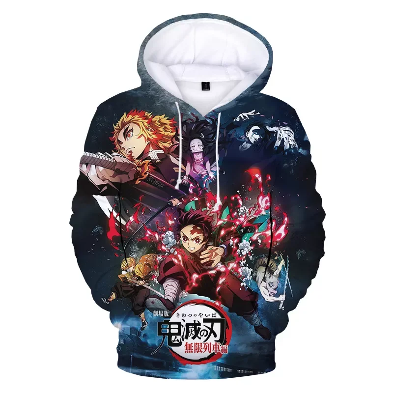 

2023New Demon Slayer 3D Printed Hoodie Sweatshirts Men Women Fashion Casual Anime Pullover Unisex Harajuku Streetwear Cool Hoodi