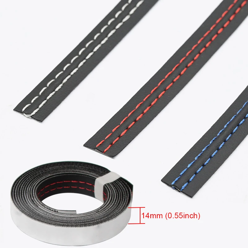 

PU Leather Car Interior Mouldings Universal DIY Trim Braid Strips Dashboard Decorative Stickers Car Styling Accessories