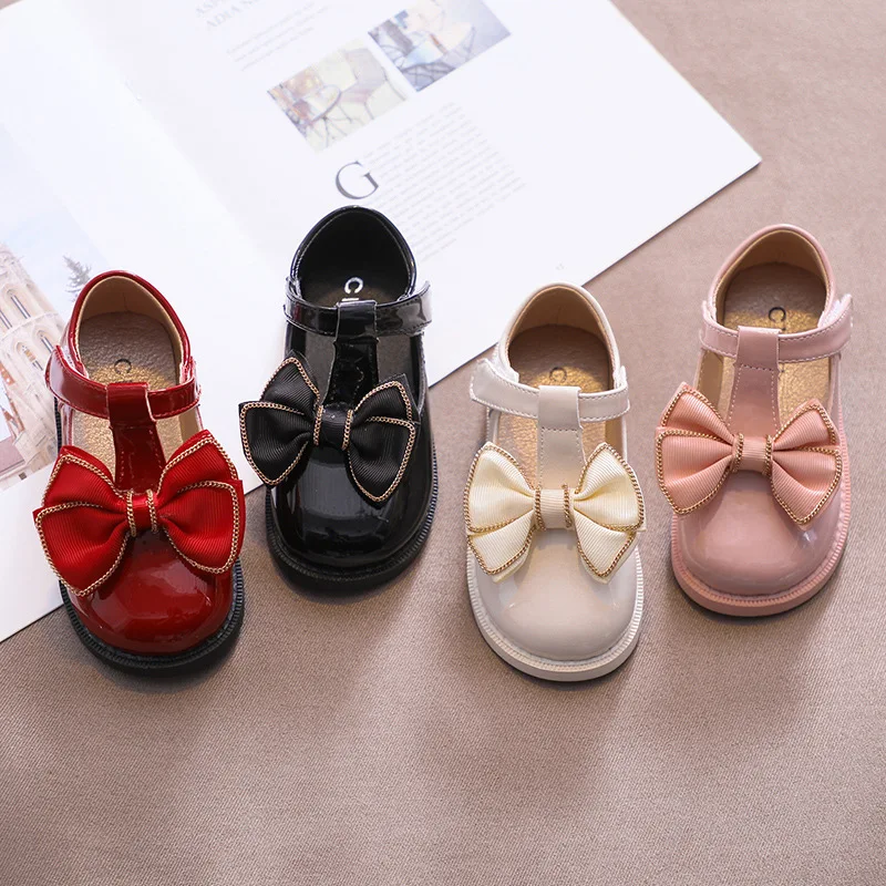 

Kids Slip-on Loafers Children JK Bottoming Skirt Soft-soled Girls Leather Shoes 2022 Spring Student Princess Performance Flats