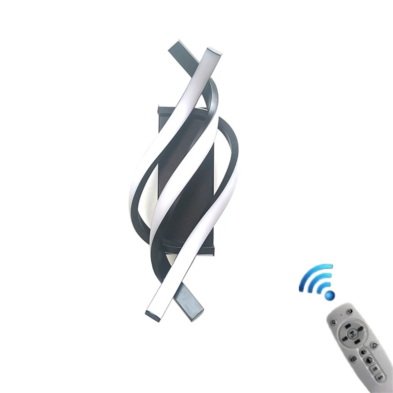 new remote control led wall lamp for corridor aisle cloakroom foyer hall creative square house decorationg lighting fixture free global shipping