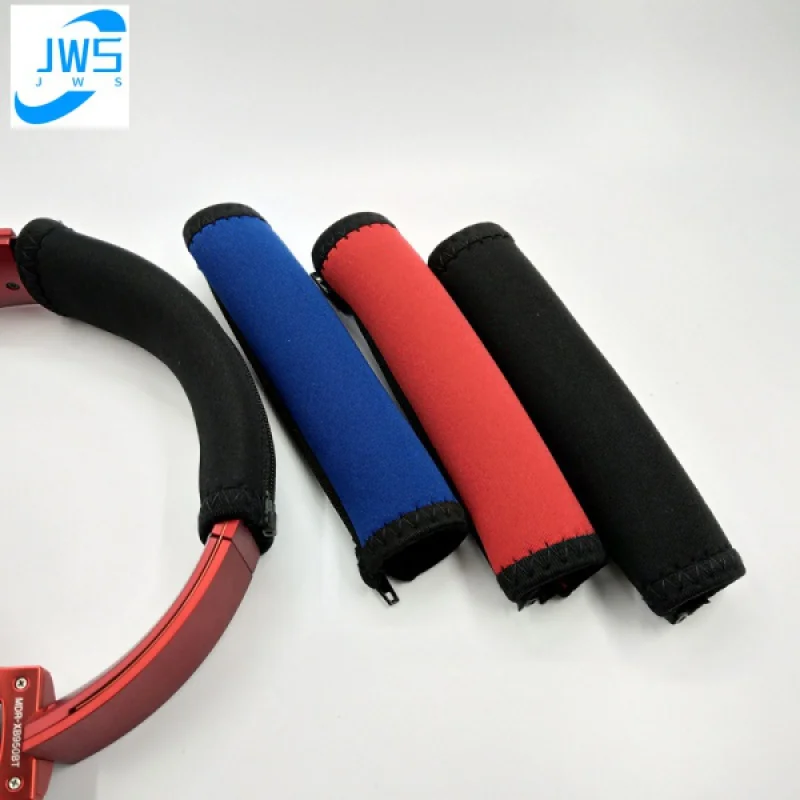 

high quality Universal Full Closure Headphone Headband Cover Zipper Cushion Protective Cushion protection pad Head beam cover
