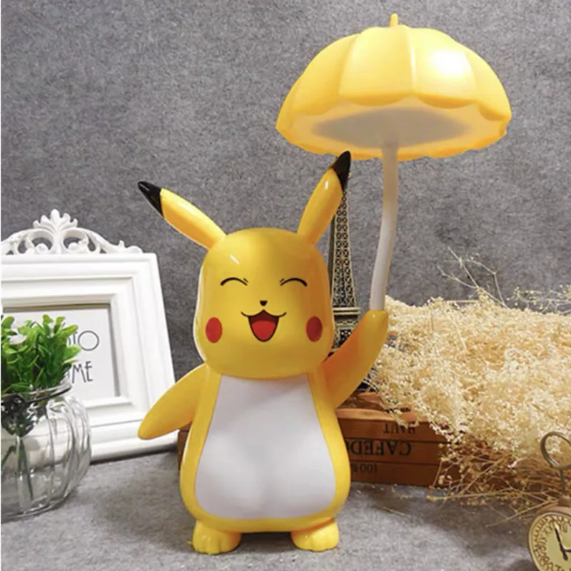 

3 Different Styles Of Pokemon Pikachu Model Eye Protection With A Variety Of Changes Night Light Children's Bedroom Gift Toys