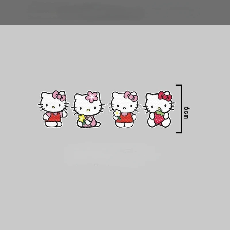 Лидер продаж стикер со светоотражающими рисунками милая модная наклейка для