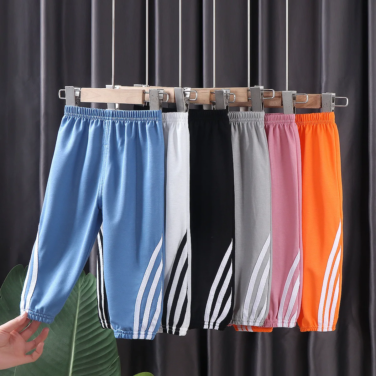 

Summer Trousers Children's Anti-Mosquito Pants Boys and Girls Thin Section Breathable Bloomers Baby Casual Sports Pants