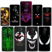 marvel phone case for redmi 6 6a 7 7a note 7 note 8 8a 8t note 9 9s pro 4g 9t case soft silicone cover marvel venom spiderman
