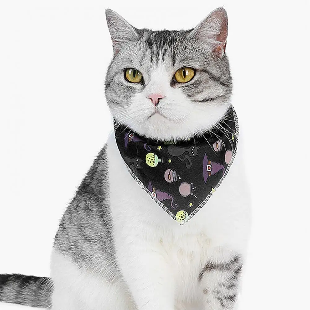 

No Deformation Washing Pet Towel Stylish Halloween Pet Towel Pumpkin Pattern Comfortable Deformation-free Dress Up for Funny