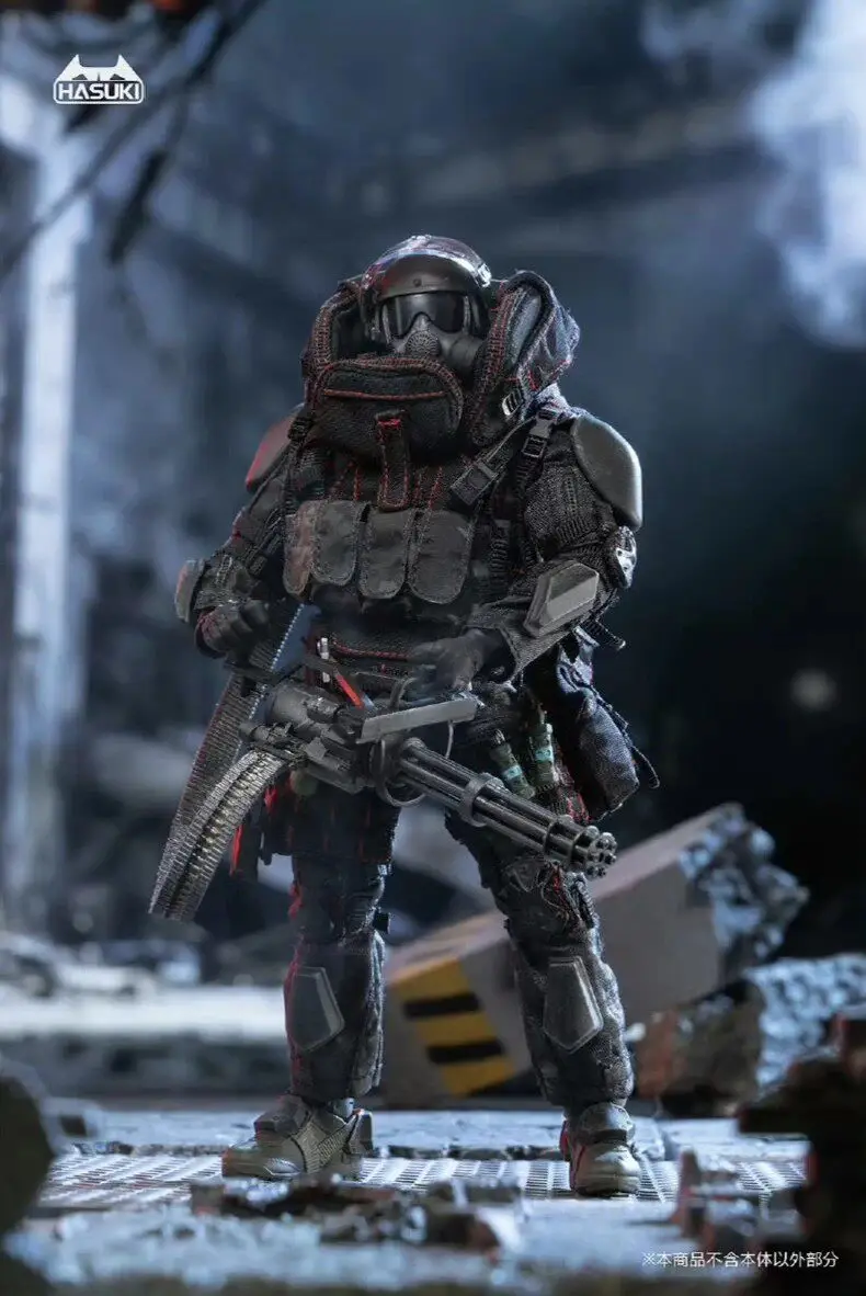 Фото В наличии: Коллекционные фигурки Salvo SA02 Black Ops Fortress Colossus, модели из ПВХ №4
