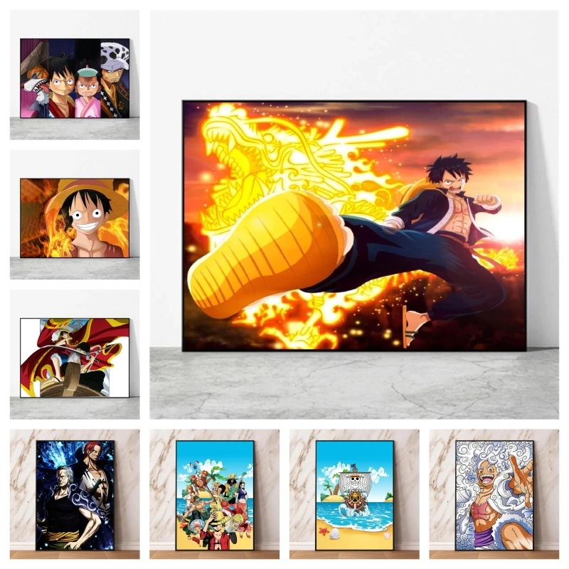 

Anime Character Pictures Modular Painting Hanging Classic HD Print Art Prints Cuadros Best Gift Gifts Decorative Living Room