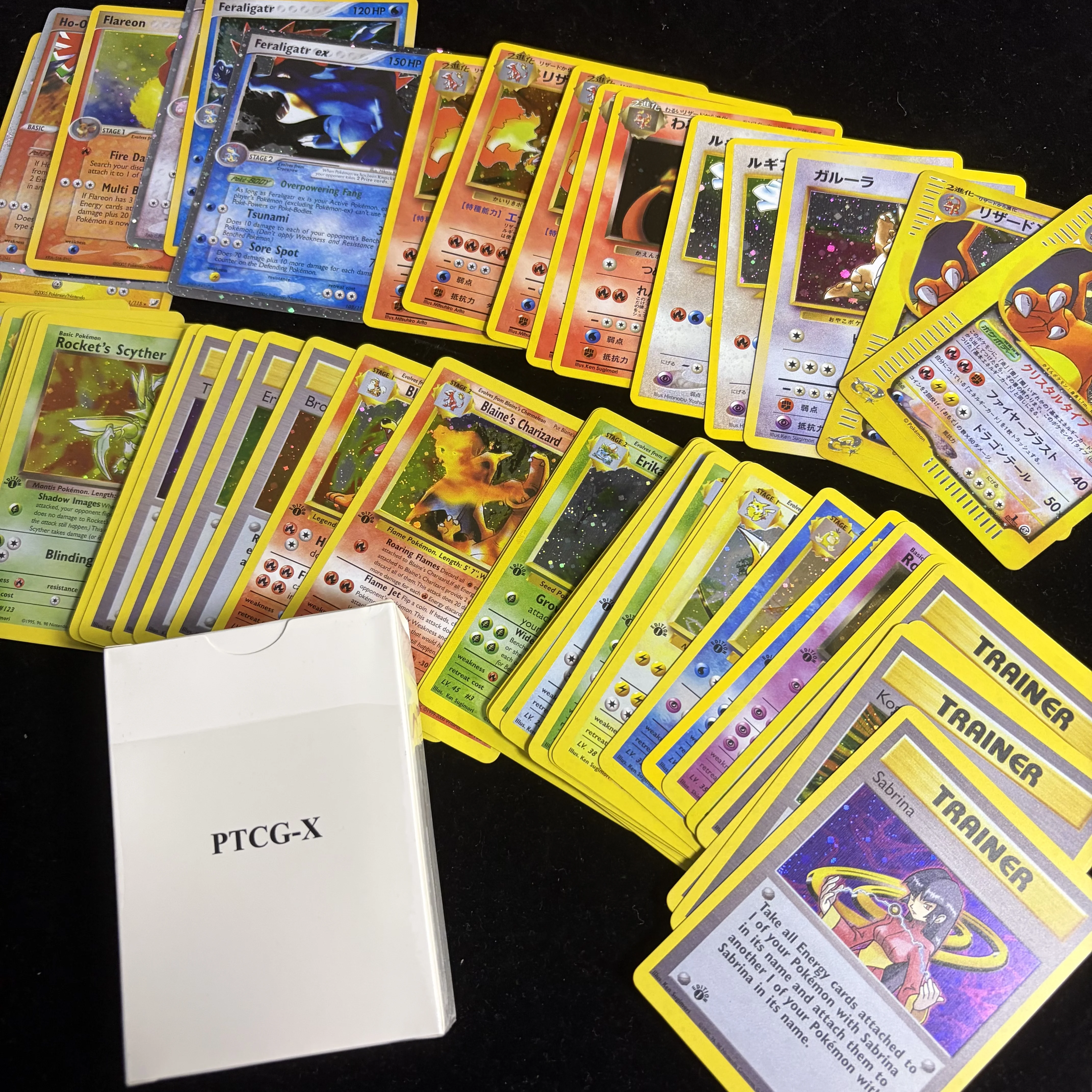 Фото PTCG Новая серия Holo: Полный набор Gym Challenge/Heros Base Set (IT) (KR) (JP) (TC) — Многоязычные классические карточные игры, игрушки, подарки №5