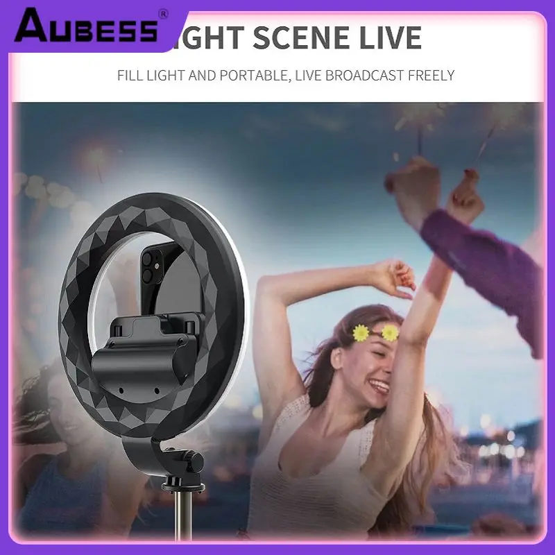 

Subdued Light Multifunctional Beautylamp Tripod 9 Brightness Level Adjustable Lightweightaluminum Alloy Tripod Stand