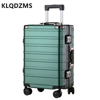 klqdzms business horizontal strip net red suitcase 24 inch suitcase ultra light scratch resistant drop resistant 20 female