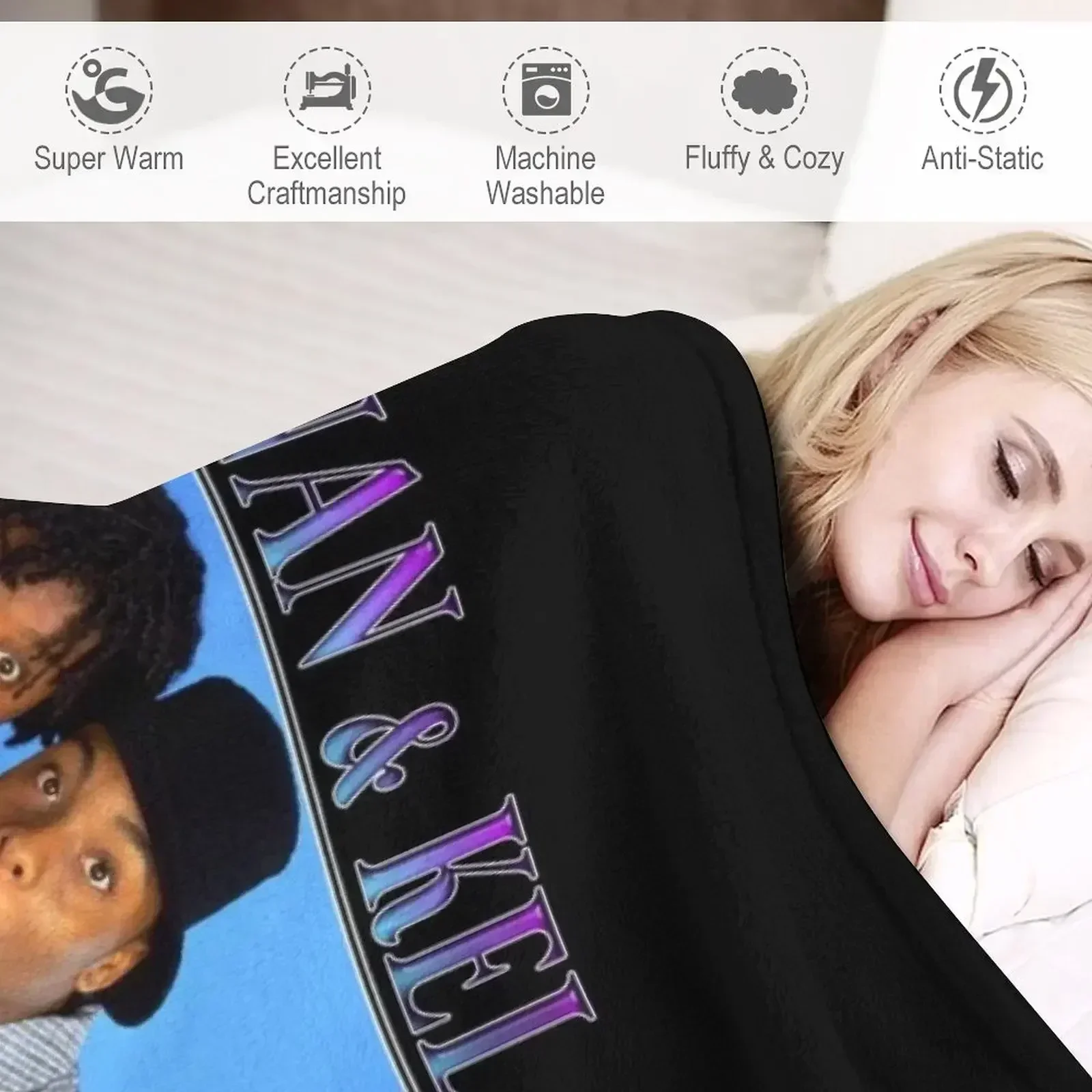 Kenan &amp Kel винтажная футболка с коллажем роскошное дизайнерское плюшевое одеяло из