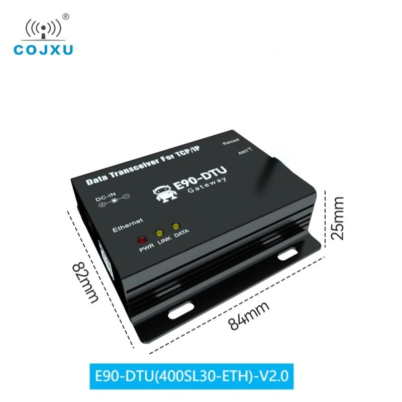 COJXU 30dBm LoRa E90-DTU(400SL30-ETH)-V2.0 Ethernet Wireless Digital Radio  Transceiver Long Distance Transparent Transmission