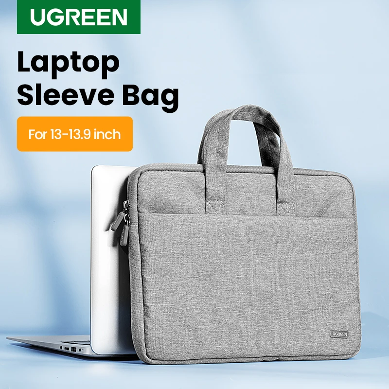 

【NEW】UGREEN Laptop Bag 13.9 Inch Notebook Sleeve Cover Bag for iPad MacBook Air Pro Portable Tablet Case Briefcase Computer Bag