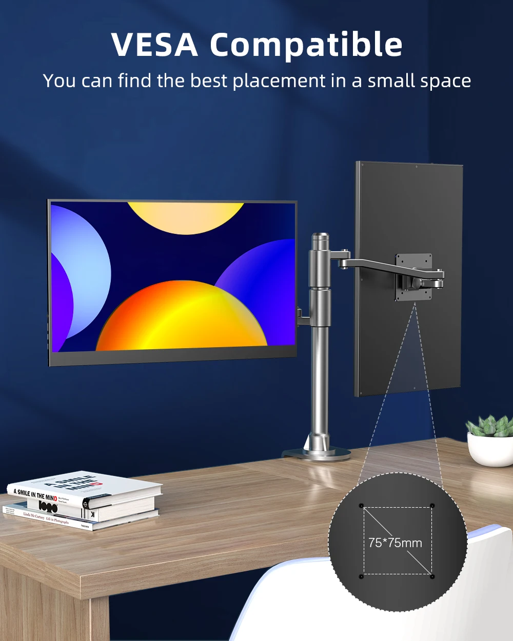 Портативный монитор UPERFECT 2K 17 3 дюйма UHD FreeSync HDR IPS 100% sRGB легкий Компьютерный дисплей