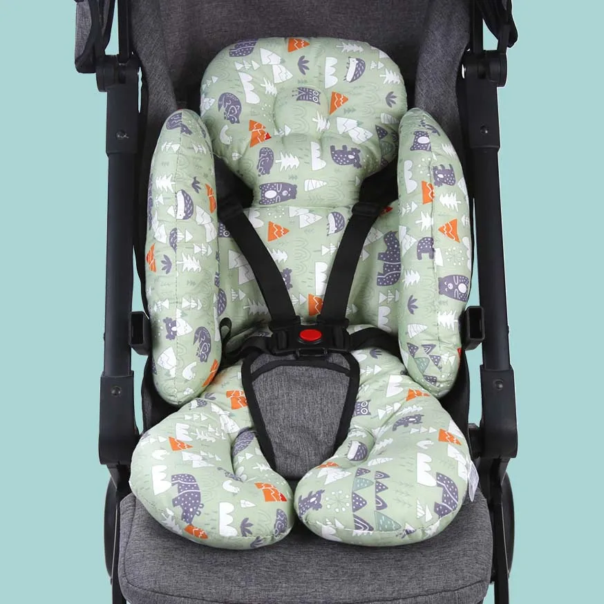 

Baby Stroller Liner Car Seat Cushion Cotton Mattress Seat Pad Diaper Changing Pad Mat Newborn Carriages Pram Accessories