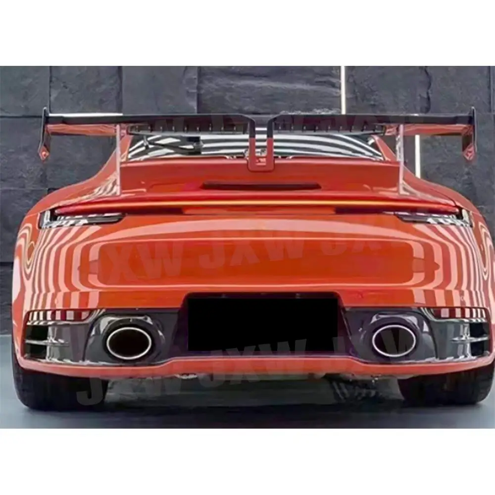 Сухой карбоновый автомобильный дневной спойлер для Porsche 911 Carrera диффузор губа на