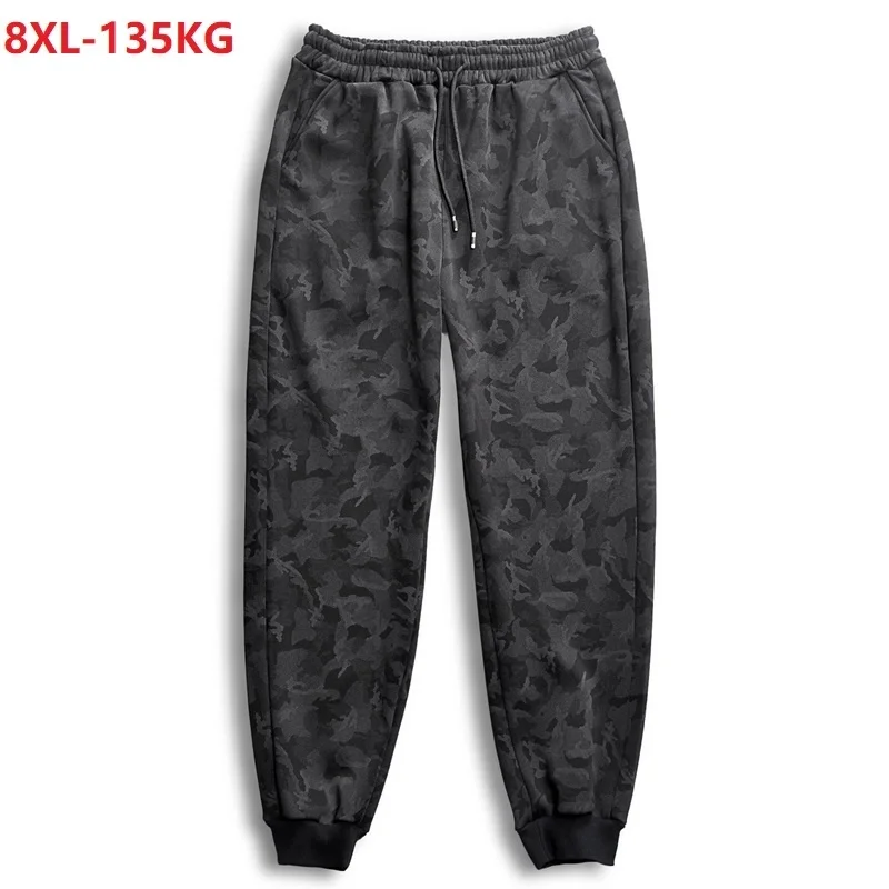 

spring summer Camouflage pants Men plus size sweatpants sportwear sports Pants 6XL 7XL 8XL stretch loose pants