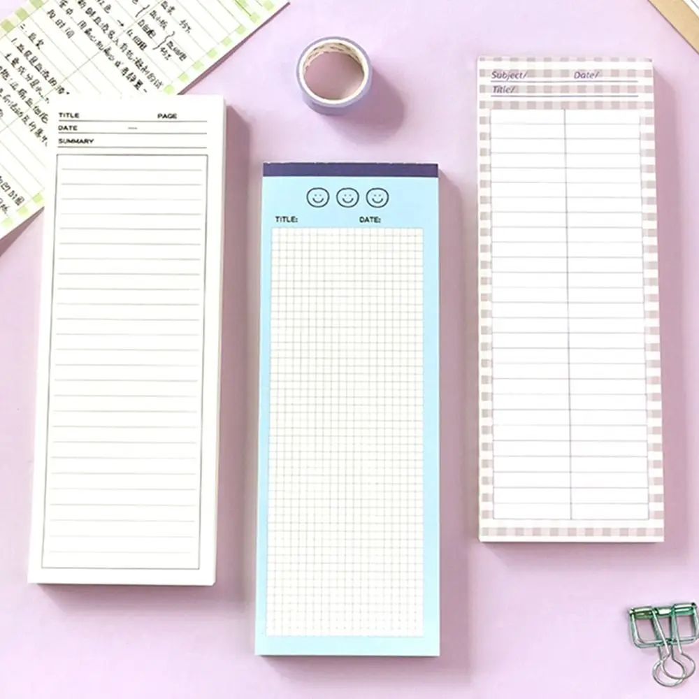 

Tearable 90 Sheets Scrapbooking Thickening Nonviscous Memo Notepad Student Stationery Message Notes Memo Paper