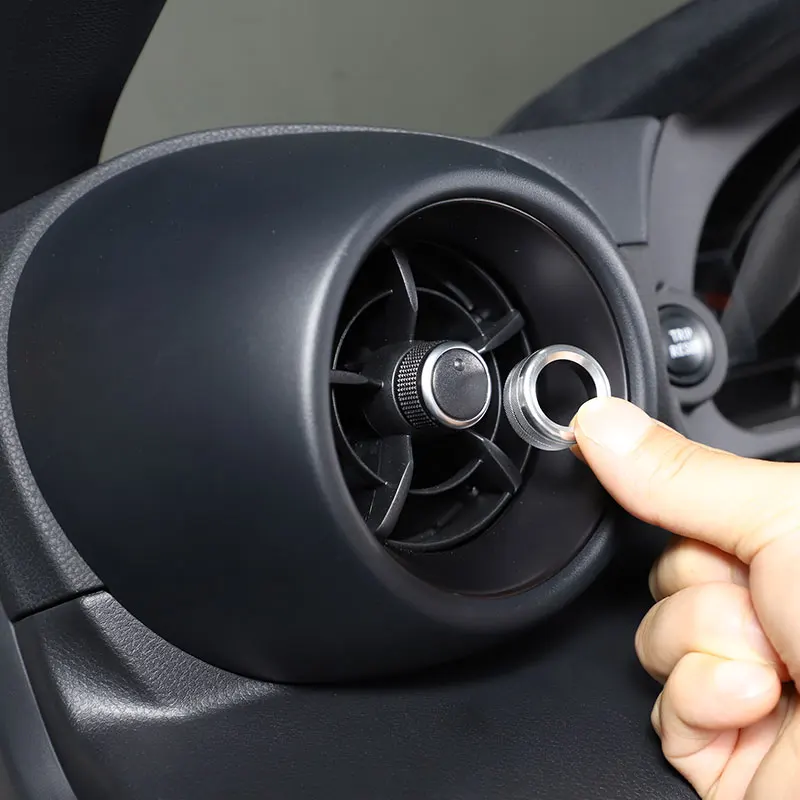 

For Toyota 86 2022-2023 for Subaru BRZ 2022-2023 Aluminum Alloy Silver/Red Car Air Outlet Adjusting Rod Cover Car Accessories