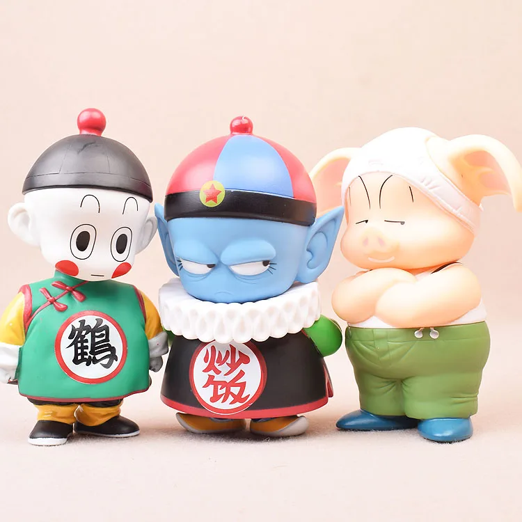 

Dragon Ball Chiaotzu Pilaf Wulong Master Roshi Kame Sennin Kuririn Chichi Goku Doll Gifts Toy Model Anime Figures Collect