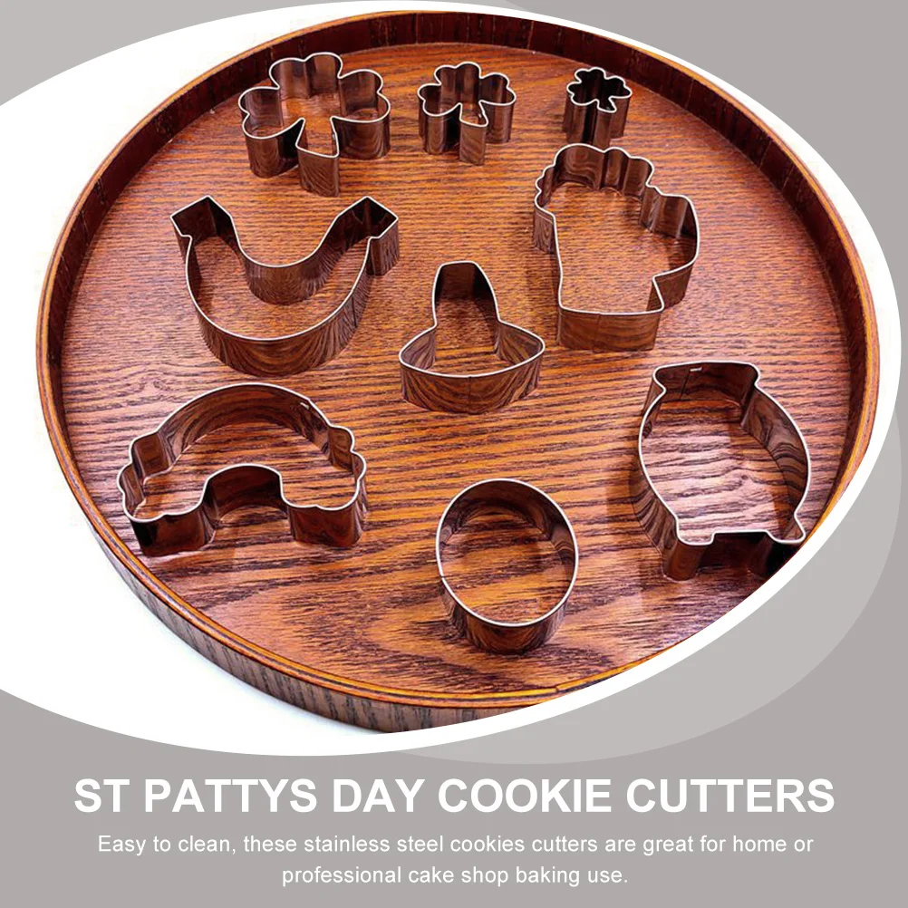 8 шт. формочки для печенья на день Святого Патрика печенье объемный бумажный