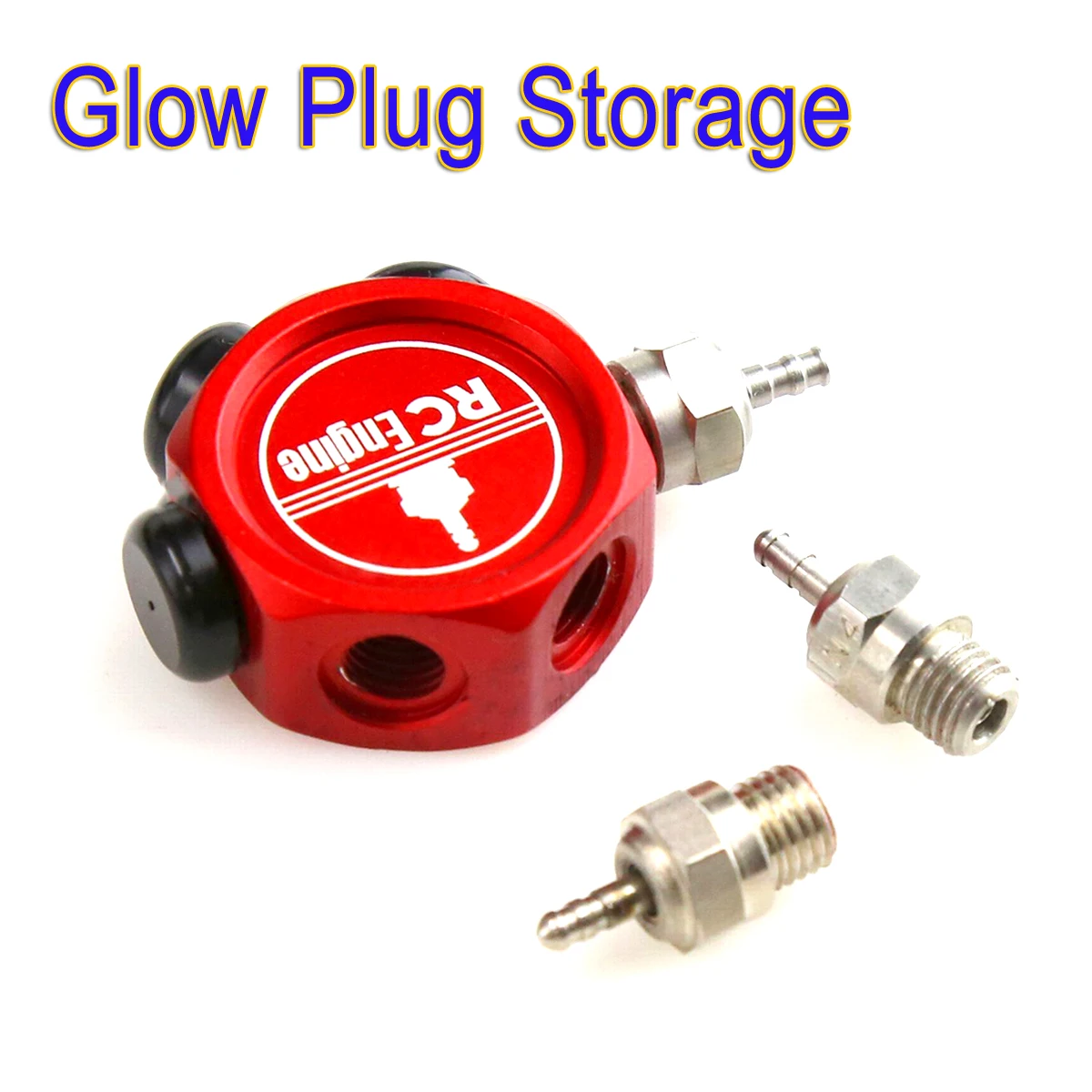 Universal Spark Plug Protector Storage Glow Plug Organizer for 1:8 1/10 Nitro Buggy Monster Truck Fit Redcat HSP TRAXXAS RC Car