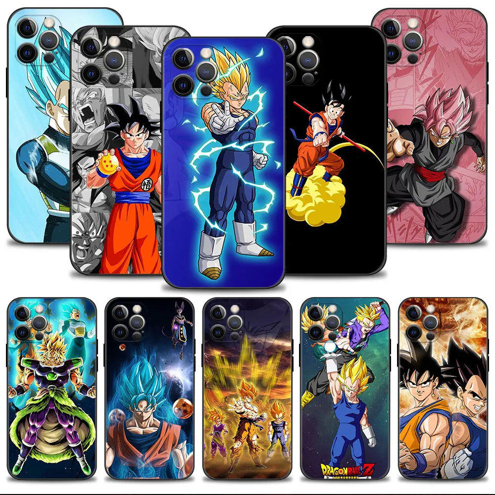 

Dragon Ball Son Goku Style Capinha For iPhone 12 XS 13 Pro Max 8 Plus 11 XR 14 7 X 5 SE2 6 Mini SE SE2022 5S Cover