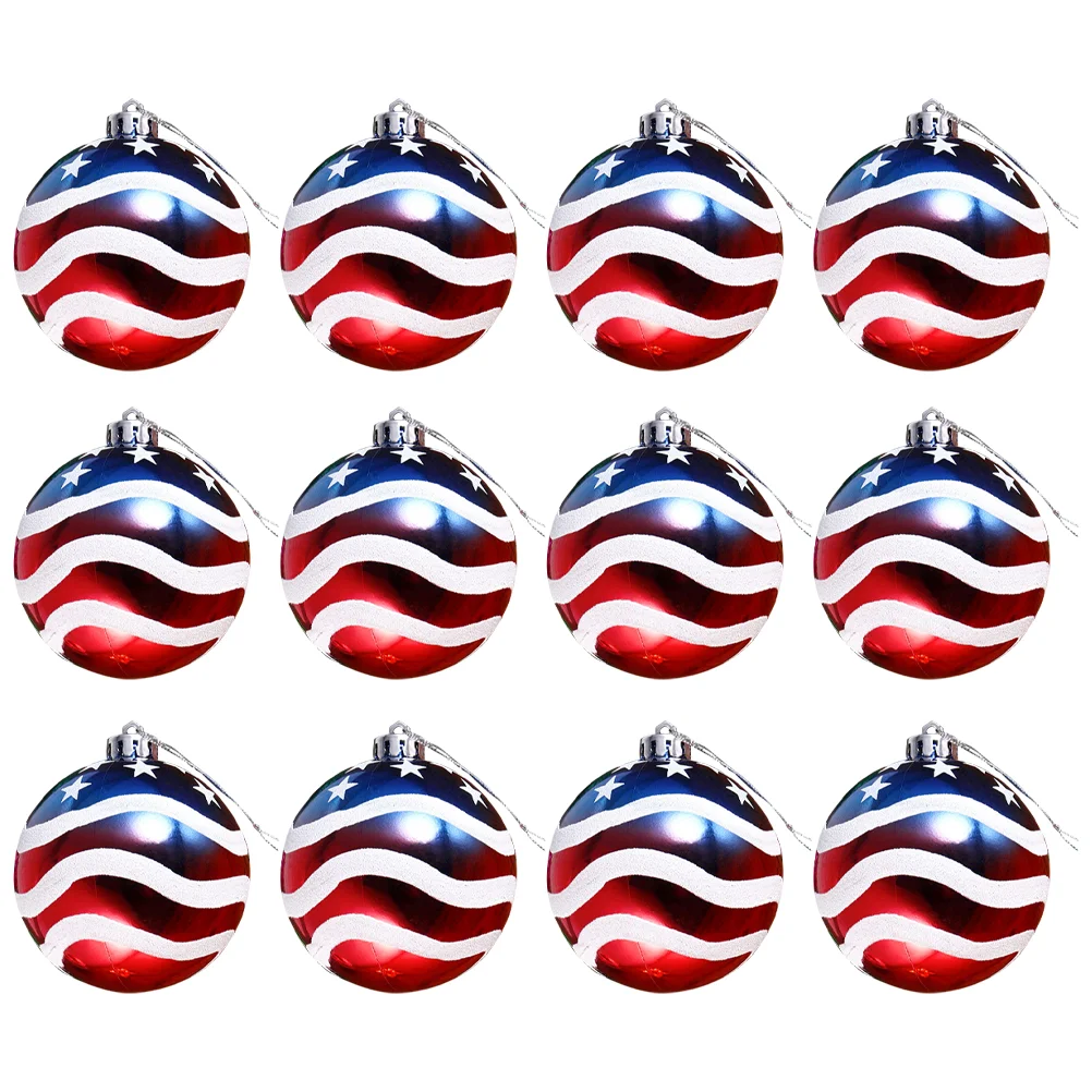 

Украшение для дня подвески в виде шара 4 июля, украшение в виде патриотического шара независимости, флаг США, праздничные памятные украшения...